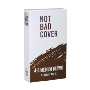 Not Bad Cover 4-5 Medium Brown - Farba do włosów i brody - 3 x 60ml