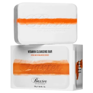 Baxter Vitamin Cleansing Bar Citrus & Herbal Musk - witaminowe mydło w kostce o zapachu cytrusowo-ziołowym - 198g