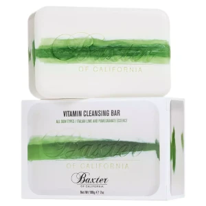 Baxter Vitamin Cleansing Bar Italian Lime & Pomegranate - witaminowe mydło w kostce o zapachu limonki i granatu - 198g