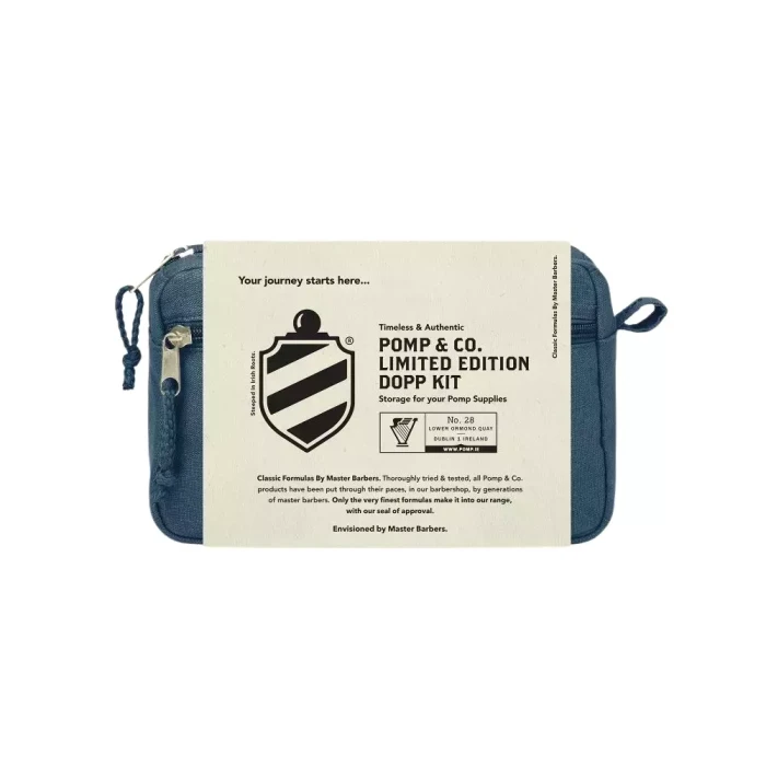 Pomp & Co. kosmetyczka niebieska