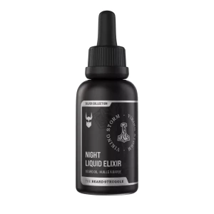 The Beard Struggle Night Liquid Elixir Oil - Olejek do brody Viking Storm - 30ml