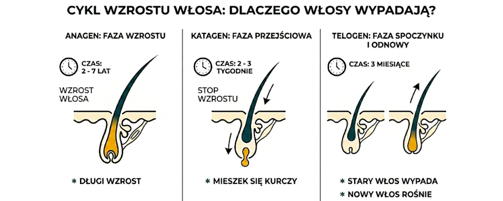 Zrozumienie cyklu wzrostu włosa u mężczyzn