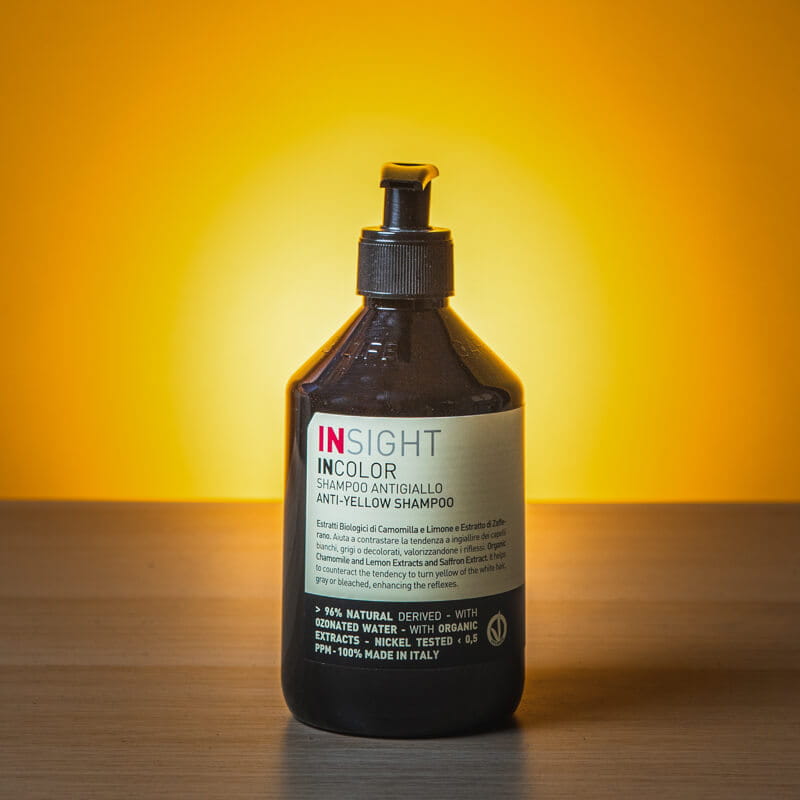 INSIGHT ANTI-YELLOW SHAMPOO - szampon niwelujący żółte odcienie 400 ml
