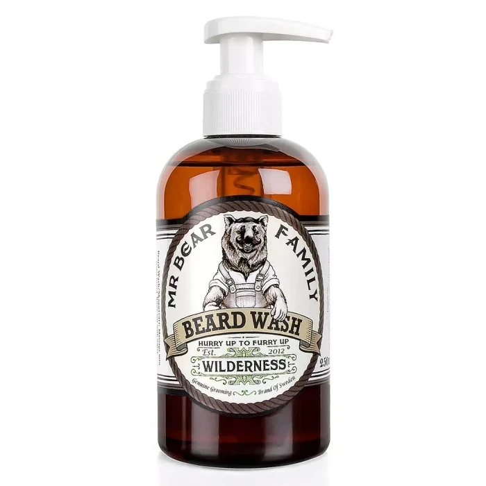 Mr Bear Family Wilderness - szampon do brody o zapachu ziołowo drzewnym 250ml