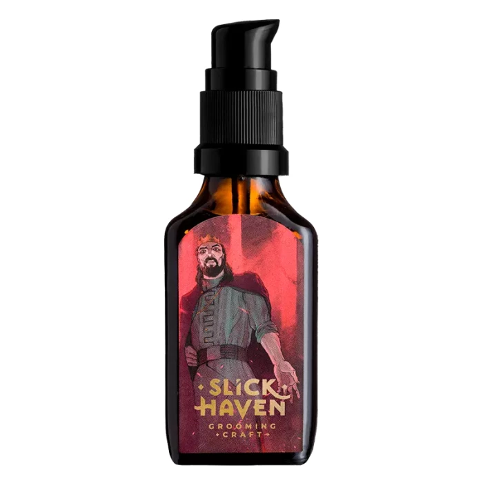 Slickhaven Bloody Monarch - olejek do brody o zapachu tytoniowo-skórzanym 30 ml