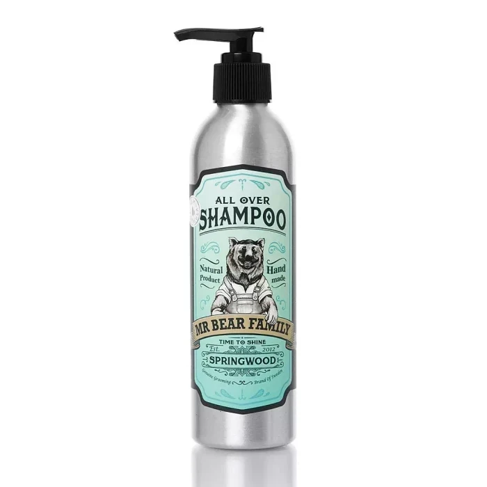 Mr Bear Family Springwood - szampon do włosów i ciała o zapachu wiosennego lasu 250 ml