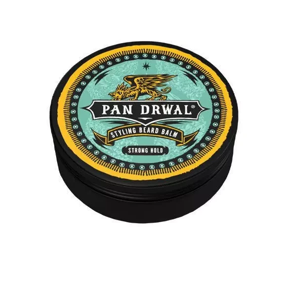 Pan Drwal Strong Hold Original - balsam do brody o zapachu skórzano kolońskim 60 ml