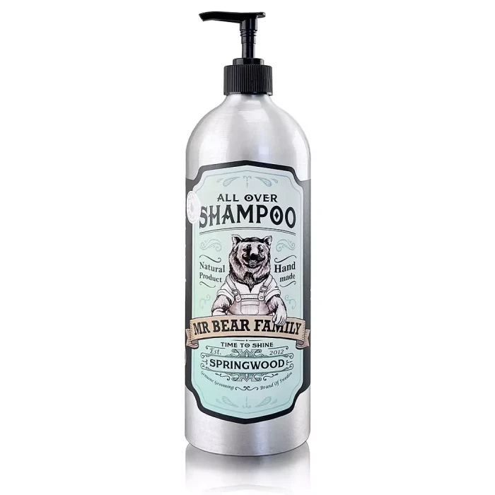 Mr Bear Family Springwood - szampon do włosów i ciała o zapachu wiosennego lasu 1000 ml