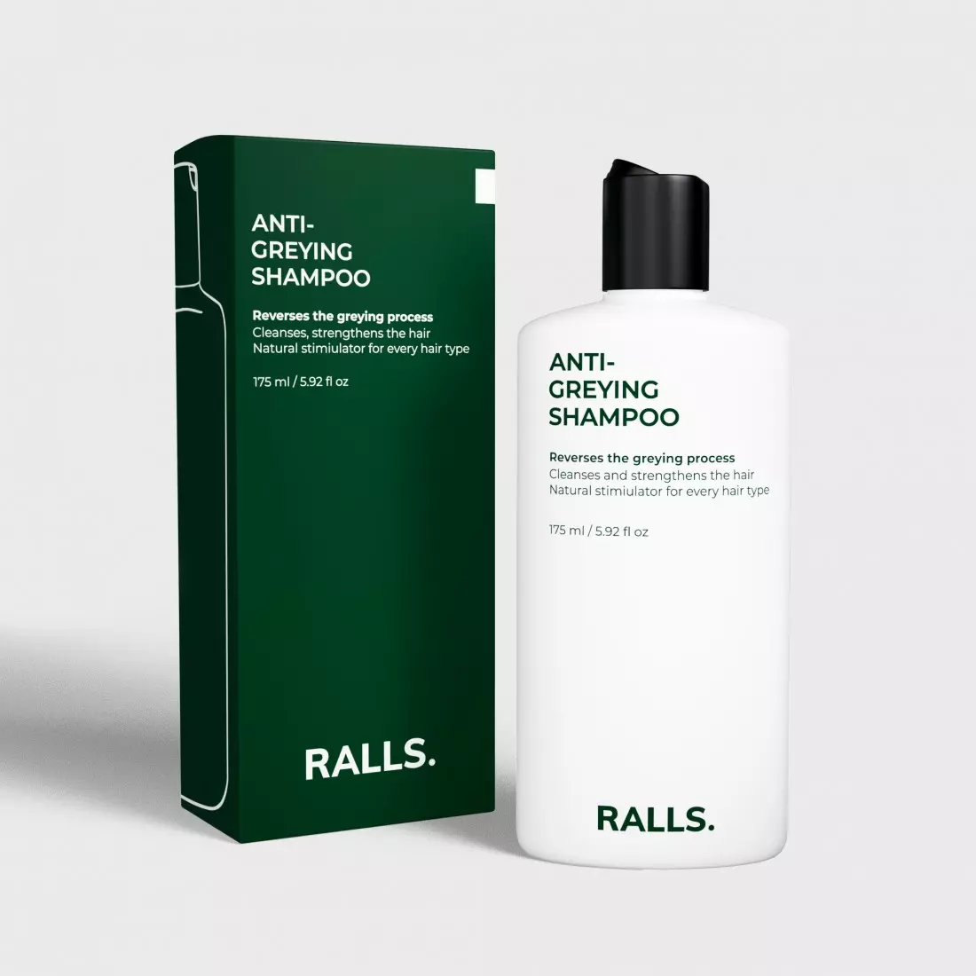 Ralls. Anti-Greying Shampoo - szampon do włosów przeciw siwieniu 175ml