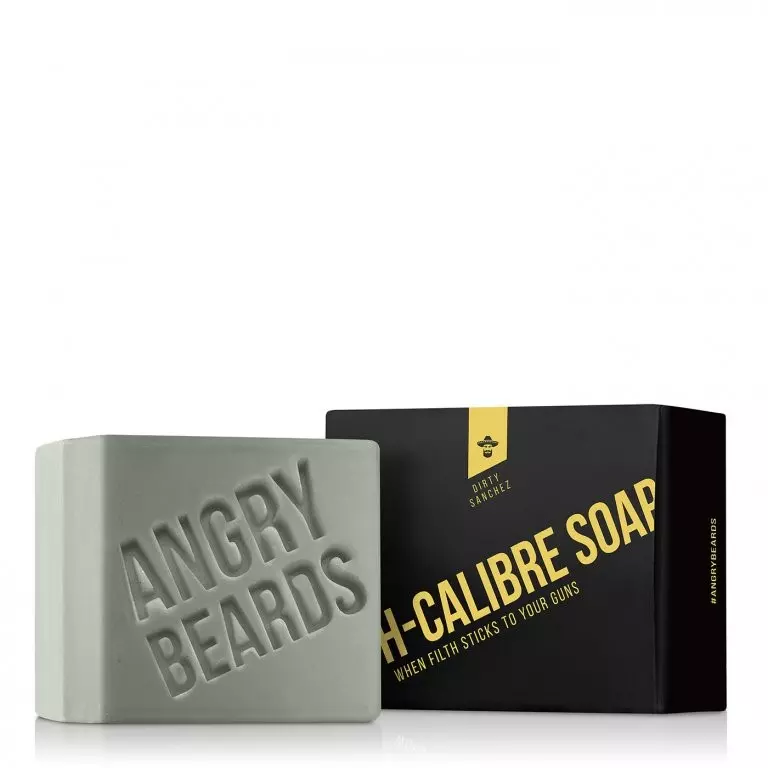Angry Beards Dirty Sanchez - peelingujące mydło do rąk w kostce 100g