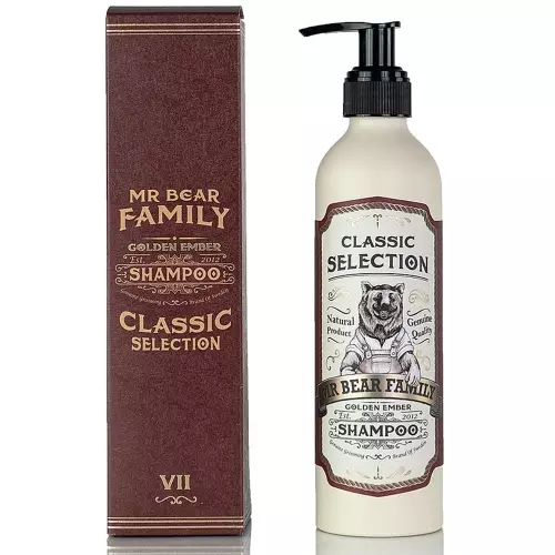 Mr Bear Family Golden Ember - szampon do włosów o dymnym zapachu 250ml