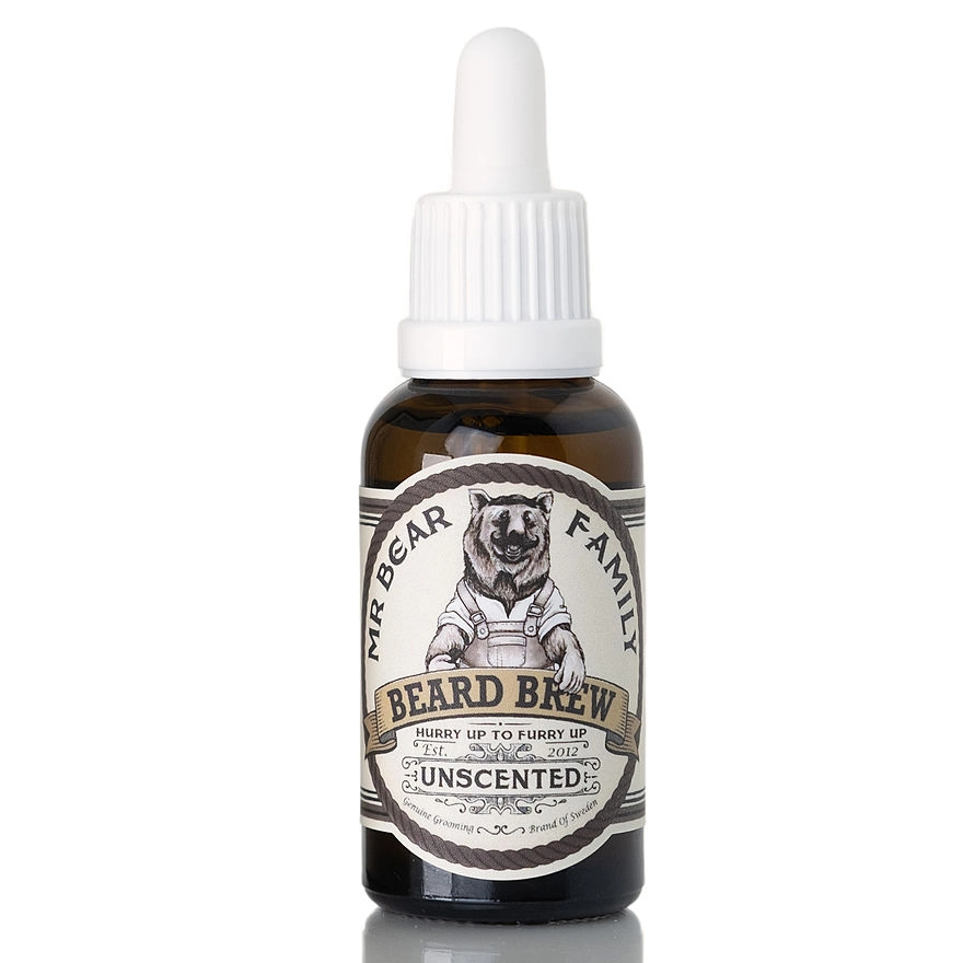 Mr Bear Family Unscented - bezzapachowy olejek do brody 30ml