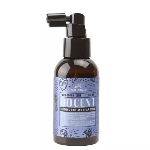 Pan Drwal Docent - serum do włosów i skóry głowy o zapachu mięty i eukaliptusa - 100ml