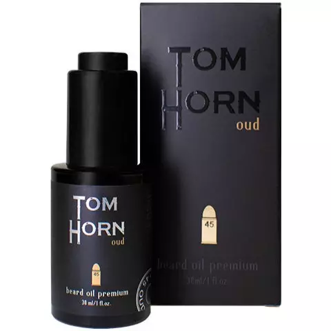 Tom Horn Beard Oil Oud 45 - olejek do brody o zapachu oud - 30ml