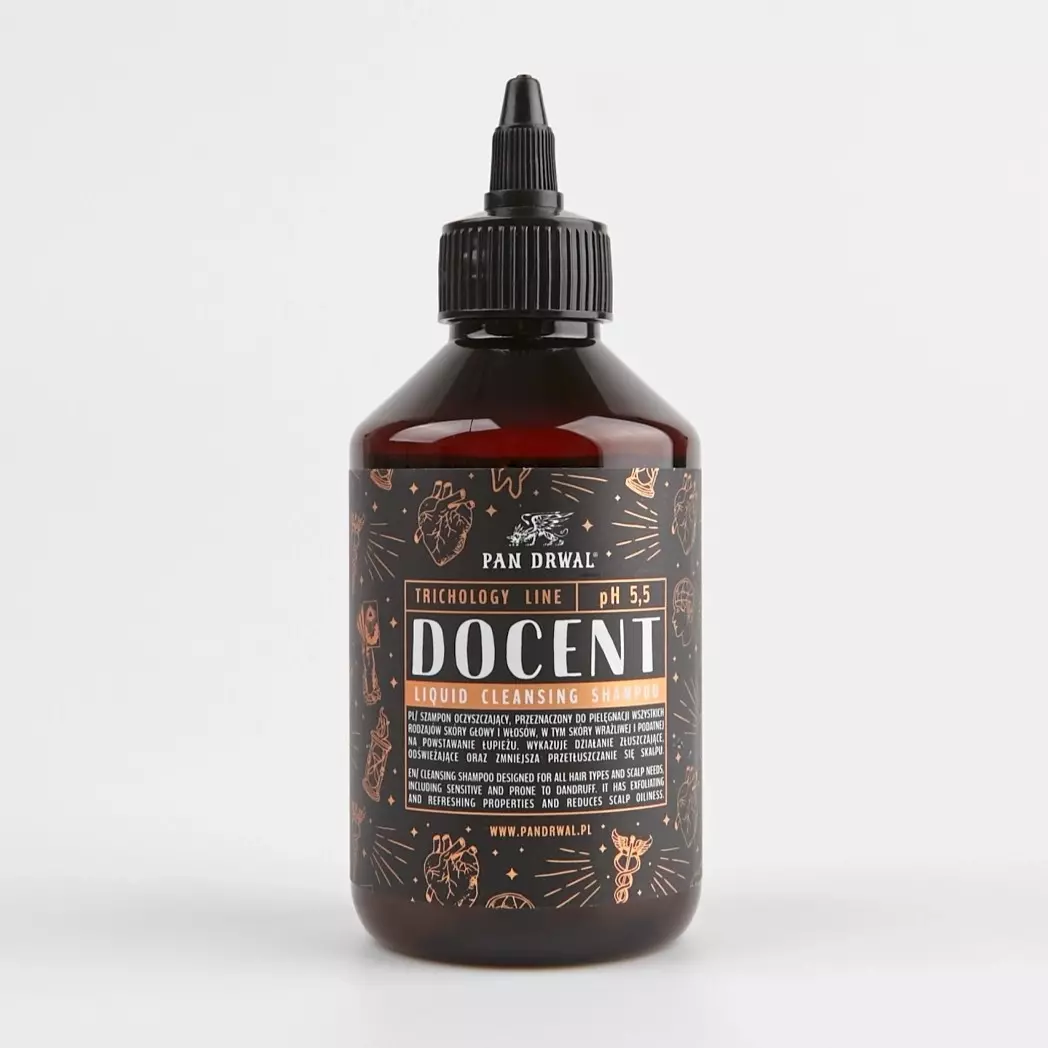Pan Drwal Docent - szampon oczyszczający do włosów o zapachu miętowo - eukaliptusowym - 250ml