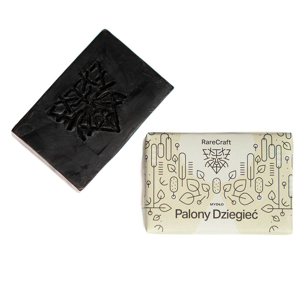 RareCraft - Mydło do twarzy i ciała Palony Dziegieć - 110g