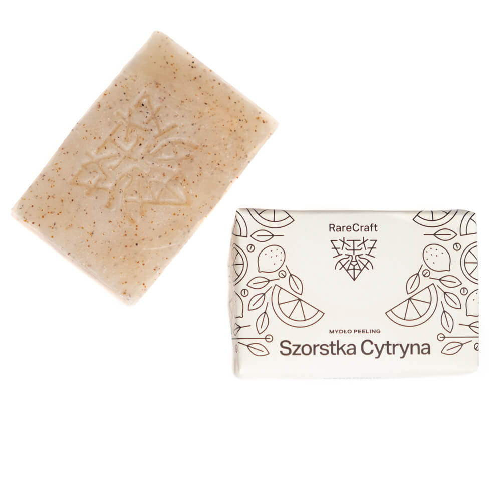 RareCraft - Mydło peelingujące Szorstka Cytryna - 110g