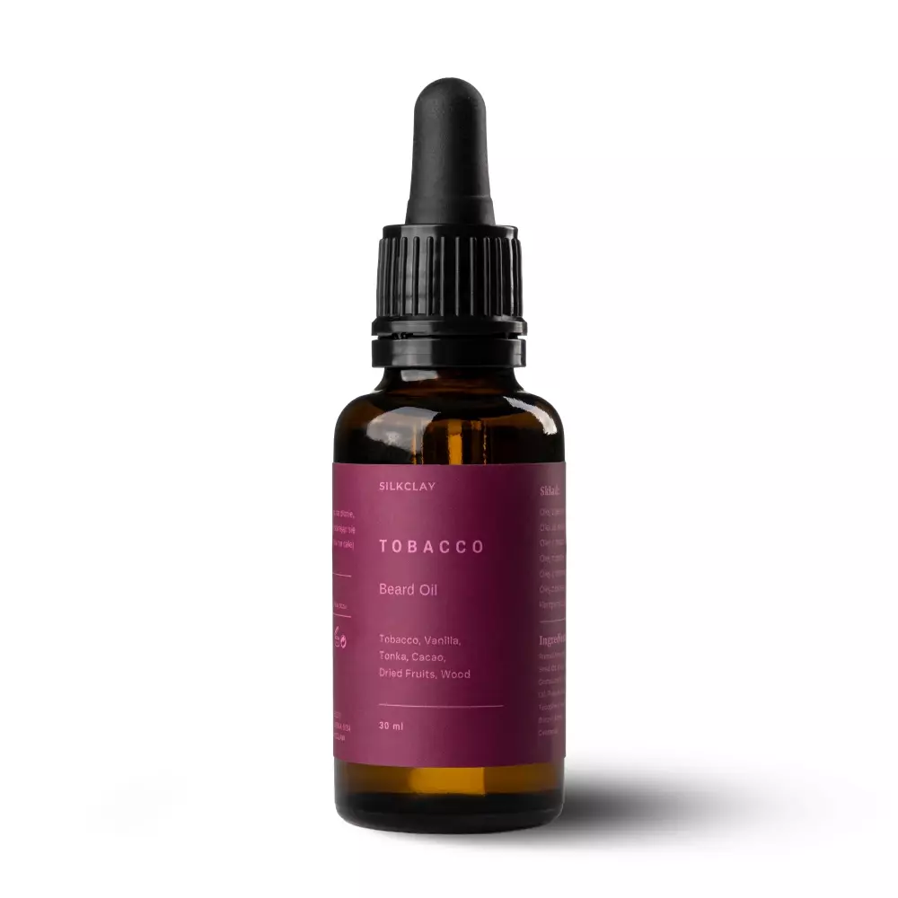 SIKLCLAY Tobacco - olejek do brody o zapachu przypraw i tytoniu 30 ml
