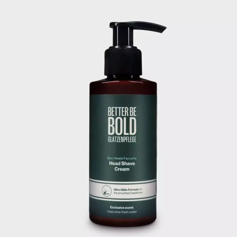 Better Be Bold Headshave Cream - krem do golenia głowy o zapachu morsko-drzewnym - 150ml