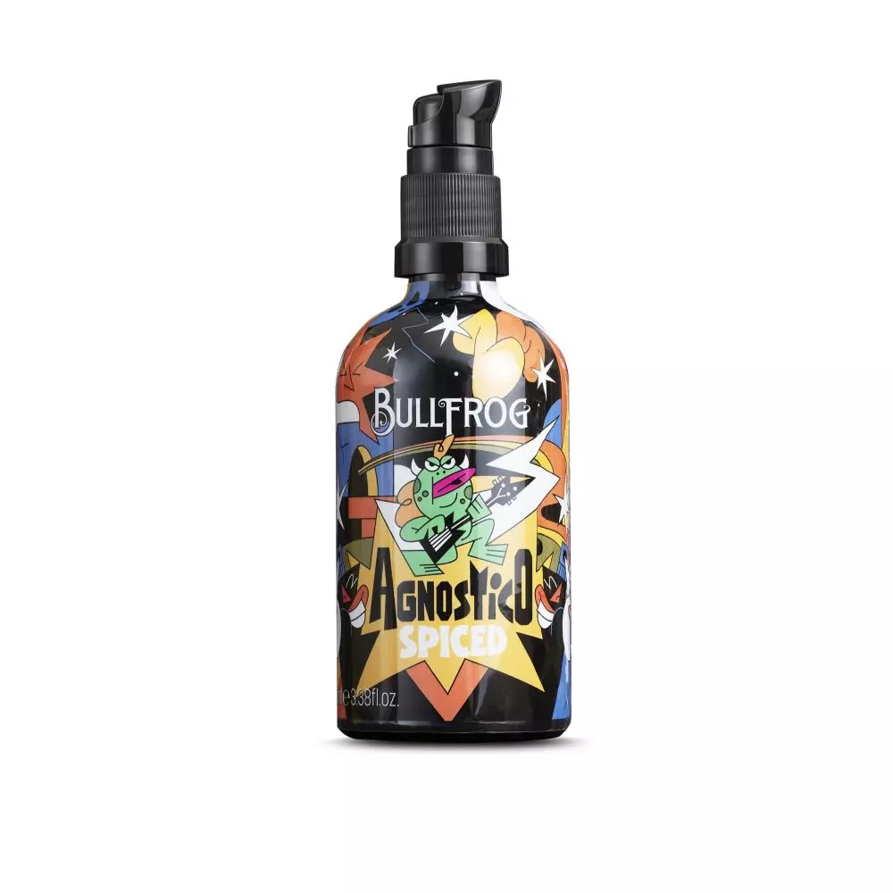 Limited Edition Bullfrog Agnostico Spiced Artist 2025 - balsam do brody i twarzy o zapachu z nutami różowego pieprzu 100ml