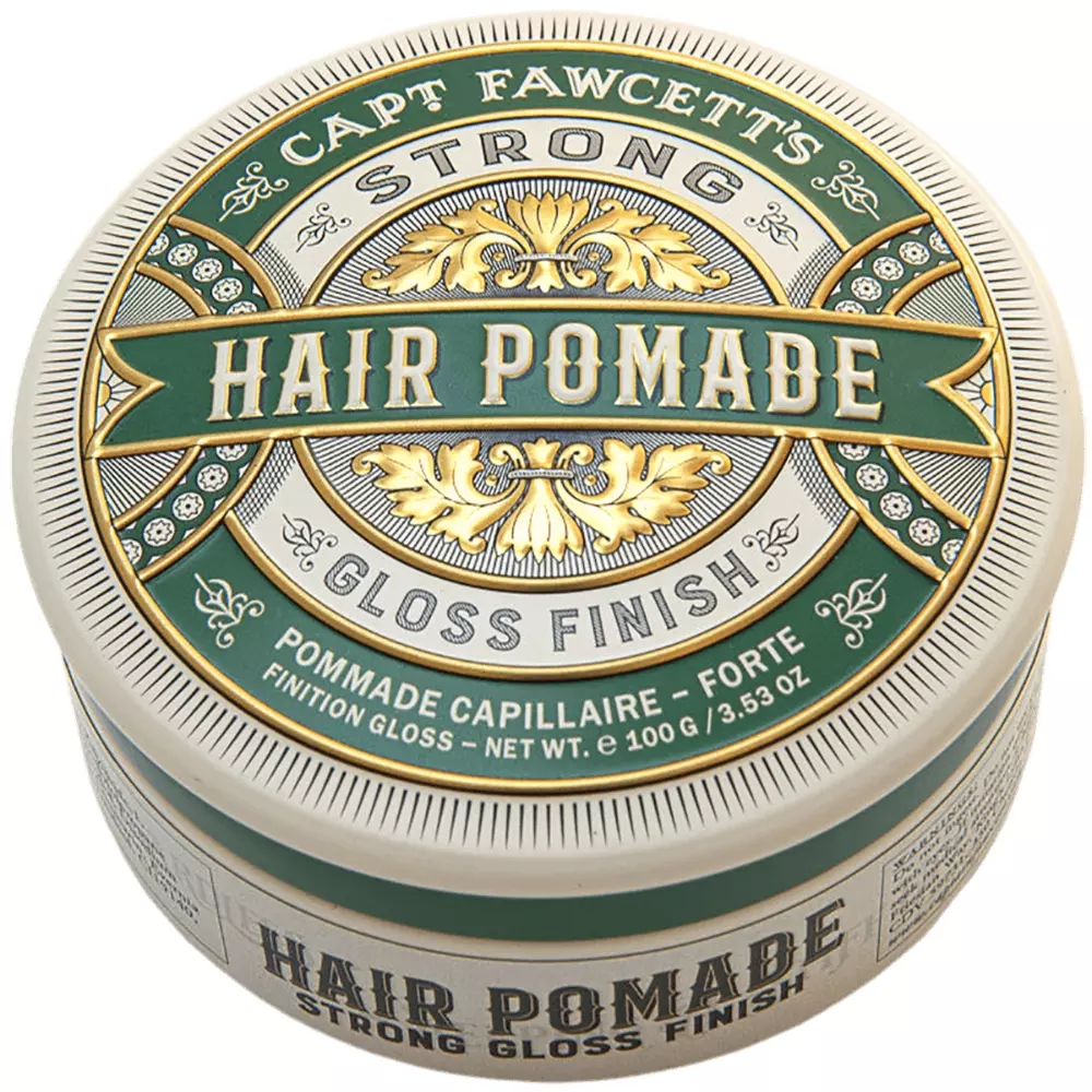 Captain Fawcett Strong Hold - pomada do włosów o gentlemańskim zapachu - 100g