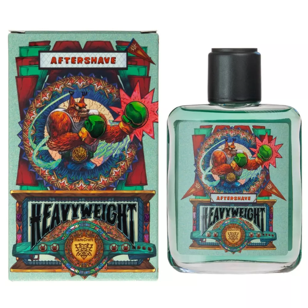 RareCraft Aftershave Heavyweight - Woda po goleniu o zapachu skóry i tytoniu - 100ml