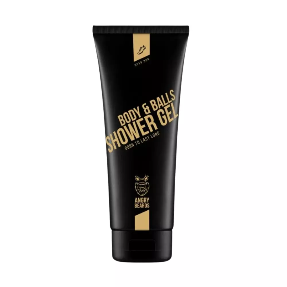 Angry Beards Ryan Run - Żel pod prysznic o zapachu cytrusów i jałowca - 230ml