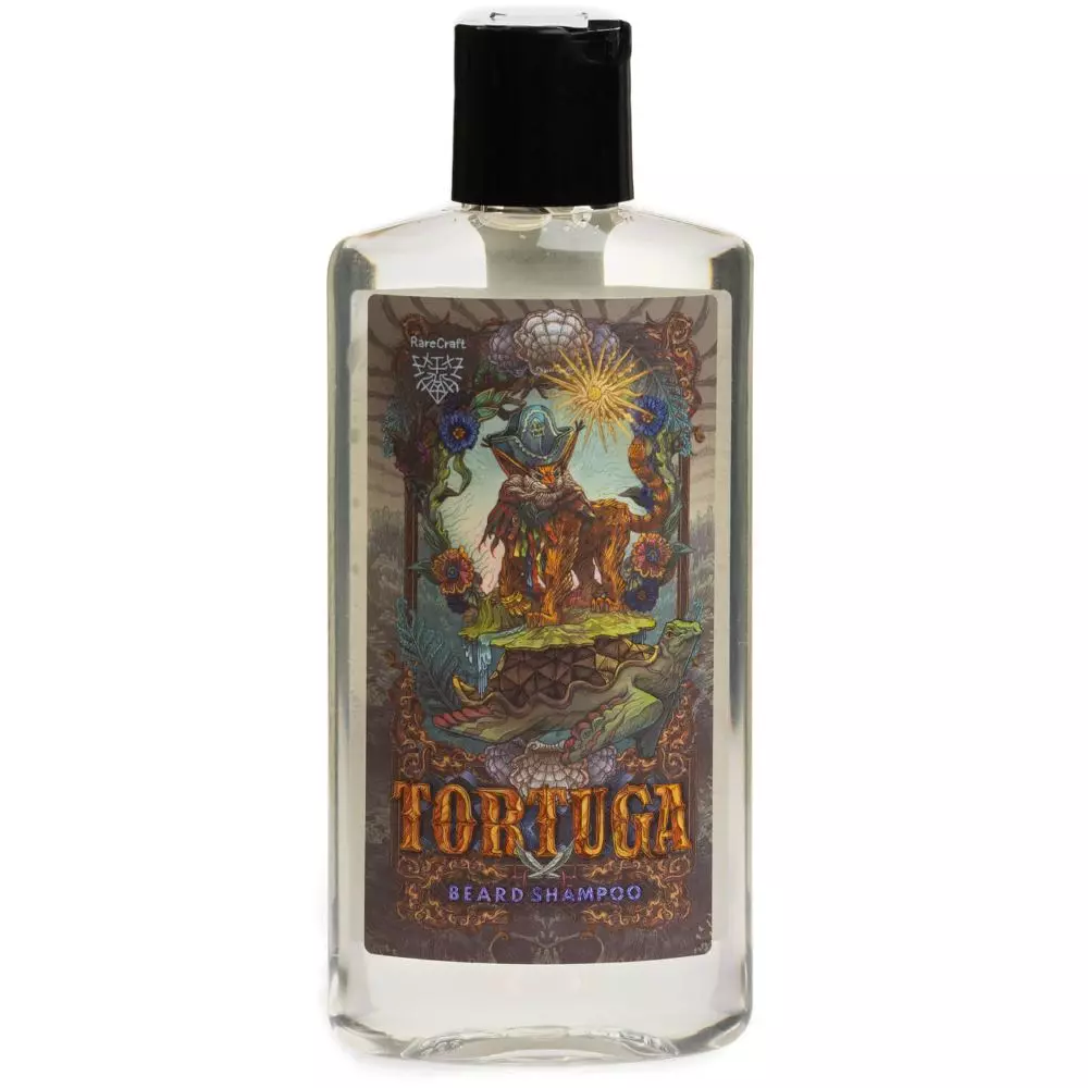 RareCraft Tortuga - Szampon do brody o zapachu rumu i karaibskich przypraw - 150ml