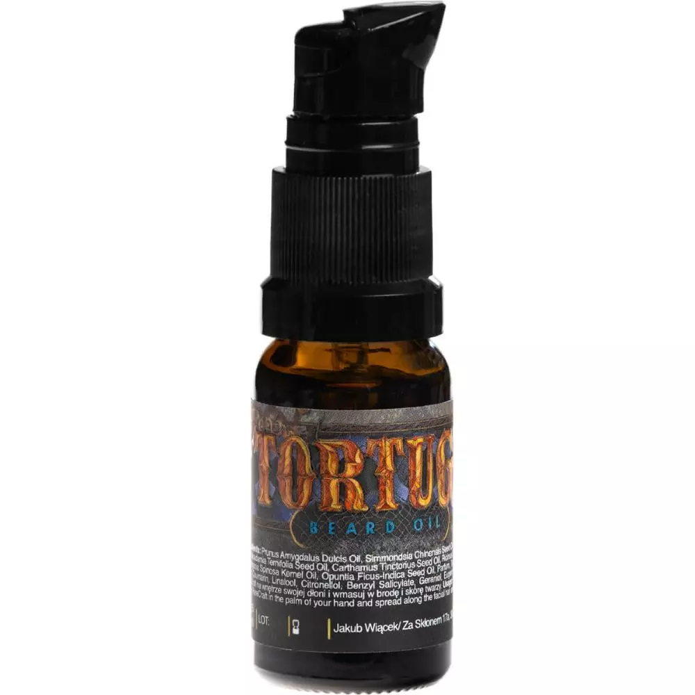 RareCraft Tortuga - Olejek do brody o zapachu rumu i karaibskich przypraw - 10ml