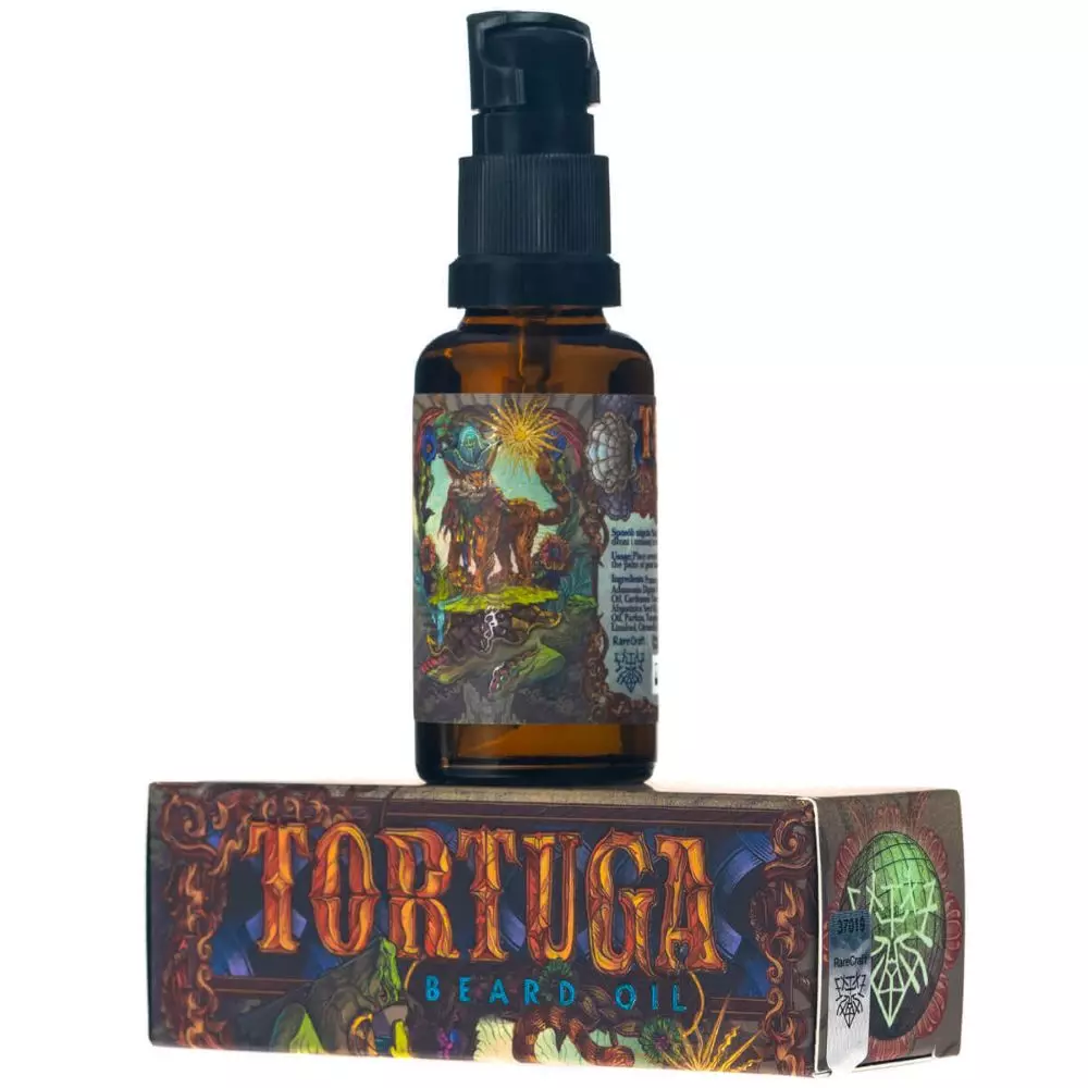 RareCraft Tortuga - Olejek do brody o zapachu rumu i karaibskich przypraw - 30ml