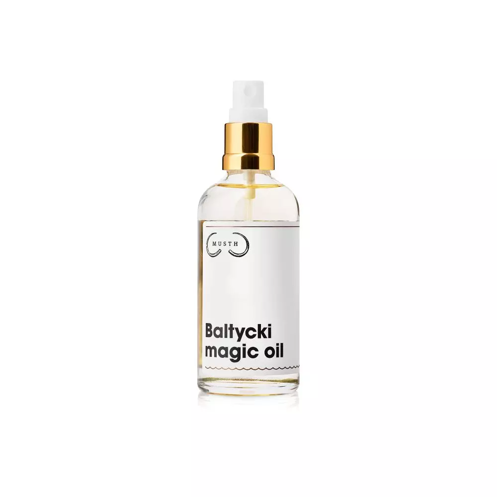 MUSTH Baltycki Magic Oil - Uniwersalny olejek do włosów, brody i ciała o zapachu bałtyckich plaż - 100ml