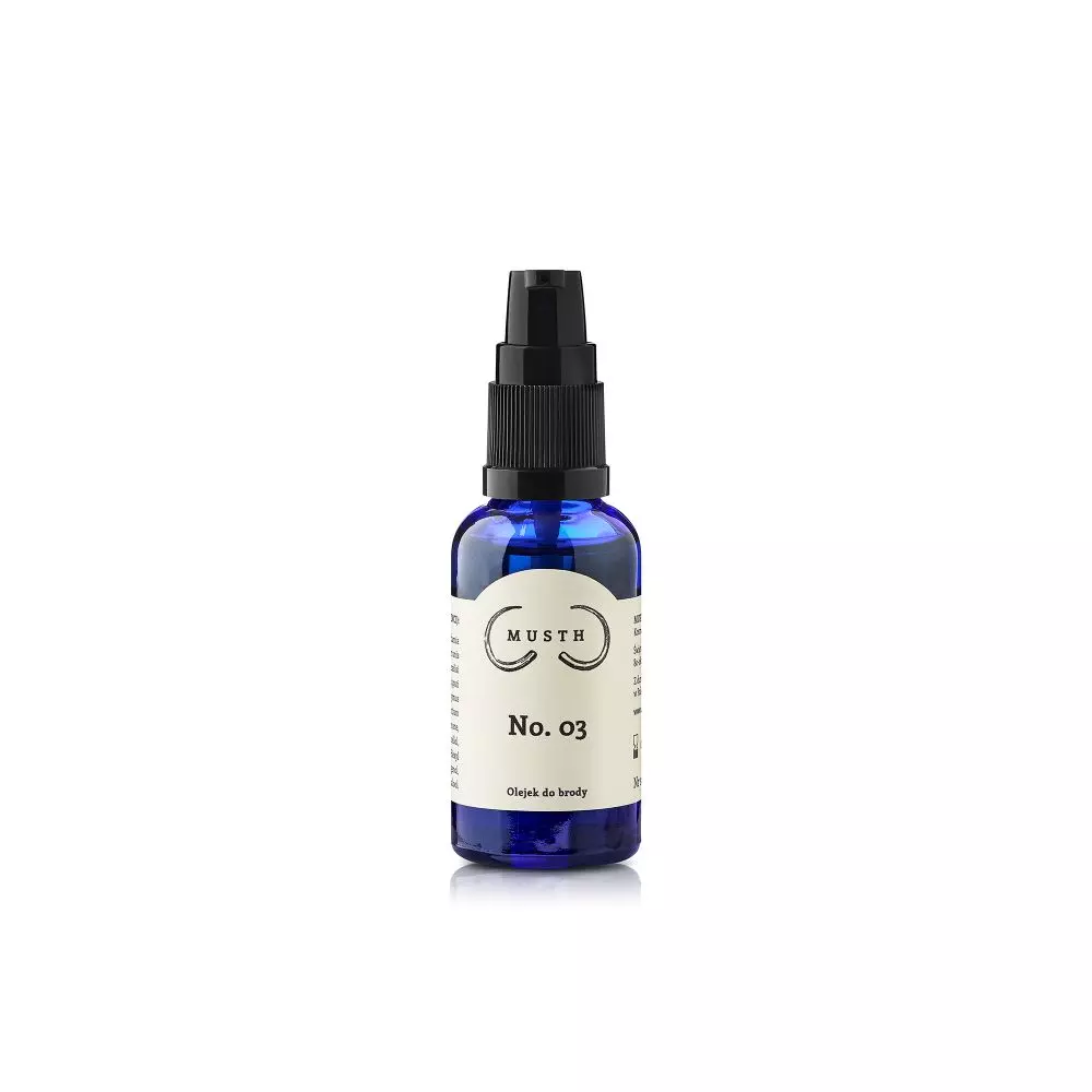 MUSTH No. 03 - Olejek do brody o zapachu coli i ziół - 30ml