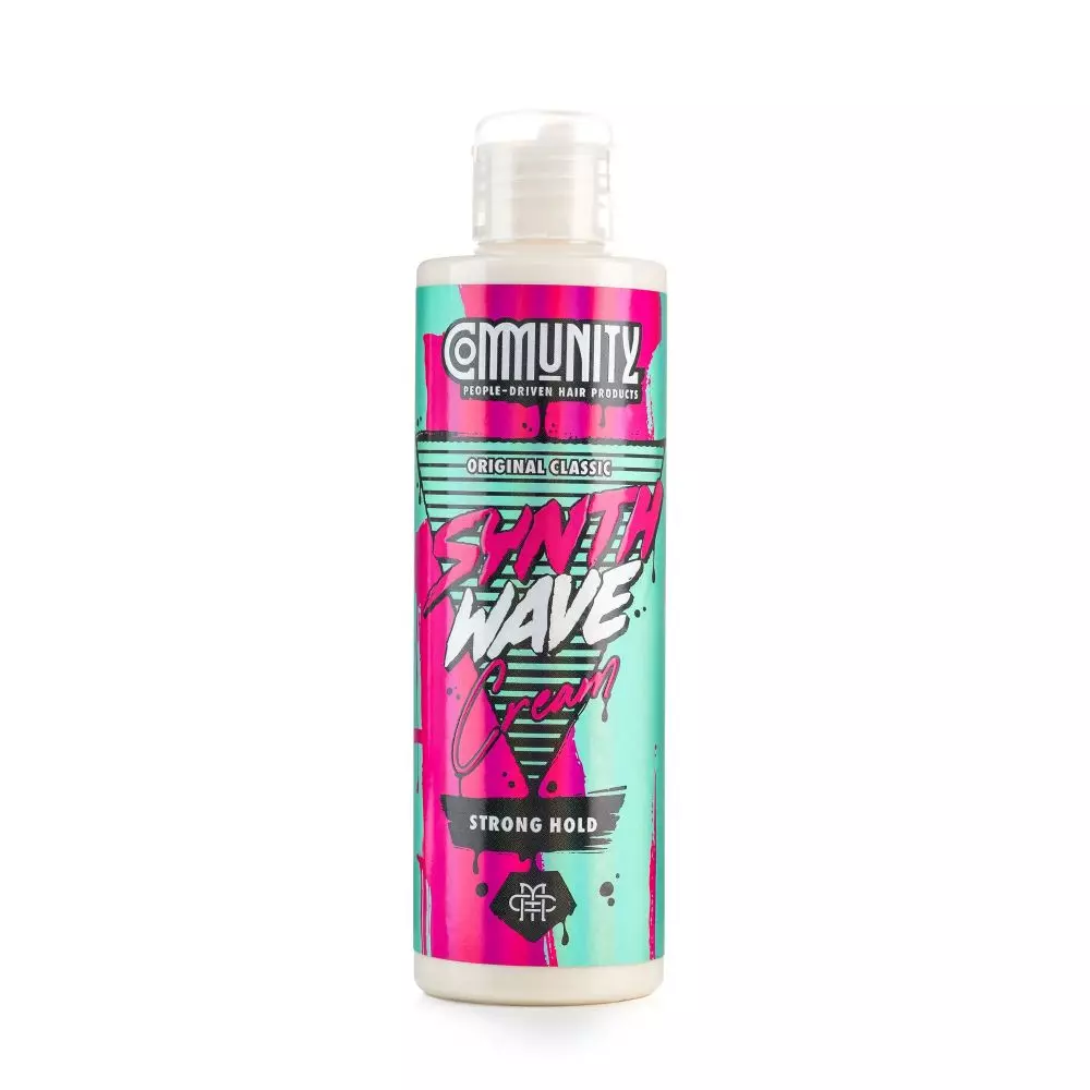 Community Synthwave Cream - kremowy prestyler do włosów o zapachu kwiatowo-cytrusowym - 200ml
