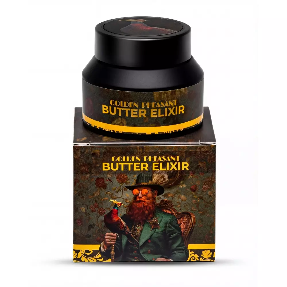 Golden Pheasant Butter Elixir - Balsam do brody, skóry i tatuażu - Jobski Cosmetics - 50ml