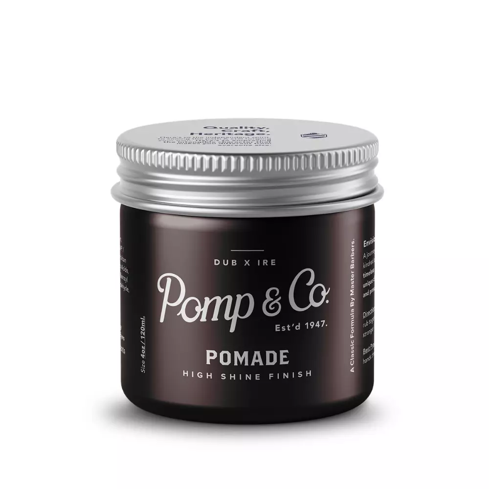 Pomp & Co. High Shine Finish Pomade - Pomada do włosów o wysokim połysku - 120ml