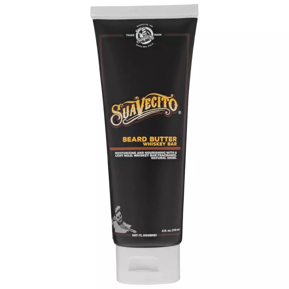 Suavecito Whiskey Bar Beard Butter - Masło do brody o zapachu dymnego whiskey - 118ml