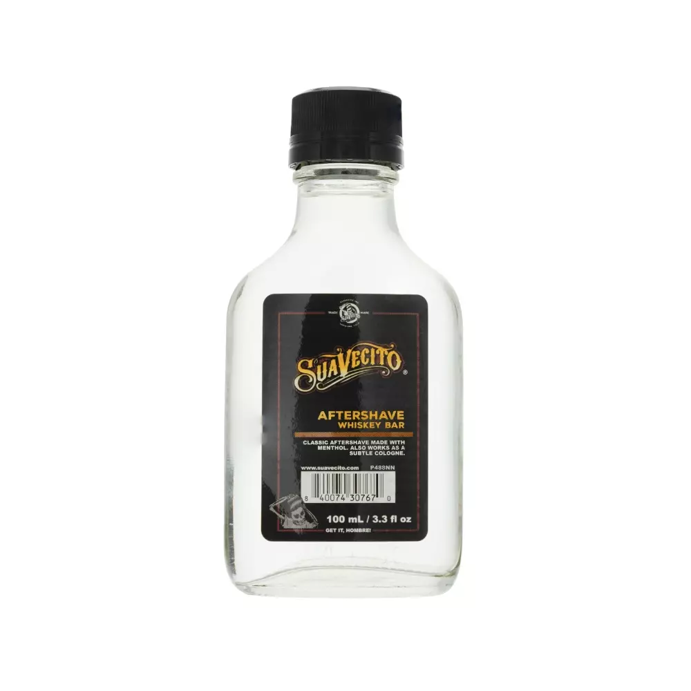 Suavecito Whiskey Bar Aftershave - Woda po goleniu o zapachu dymnego whiskey - 100ml