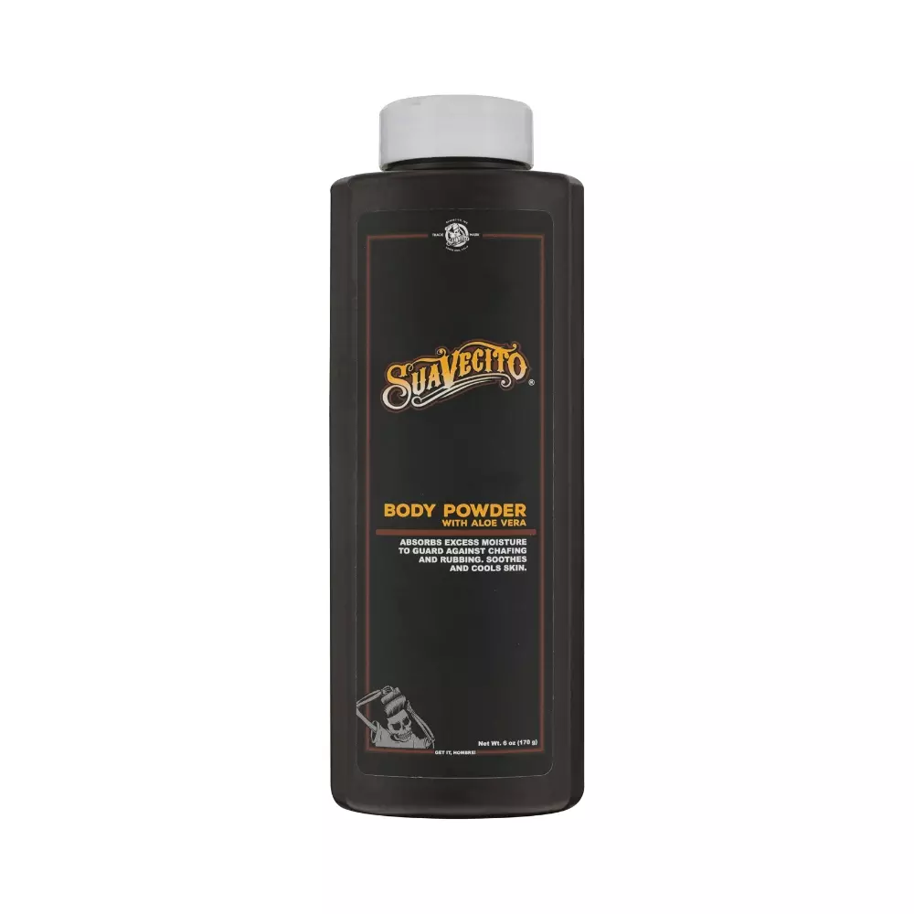 Suavecito Body Powder - Puder fryzjerski i do ciała bez talku o świeżym zapachu - 170g