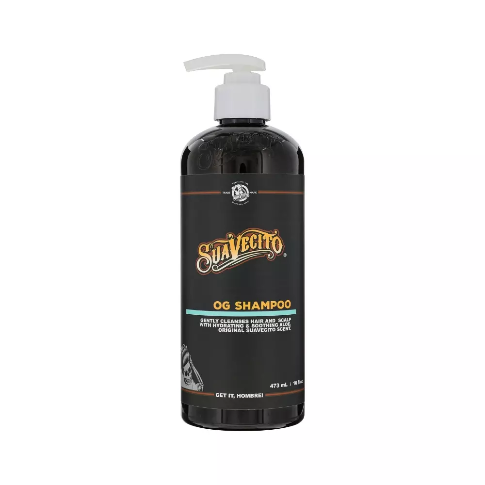 Suavecito OG Shampoo - Szampon do włosów o świeżym zapachu - 473ml