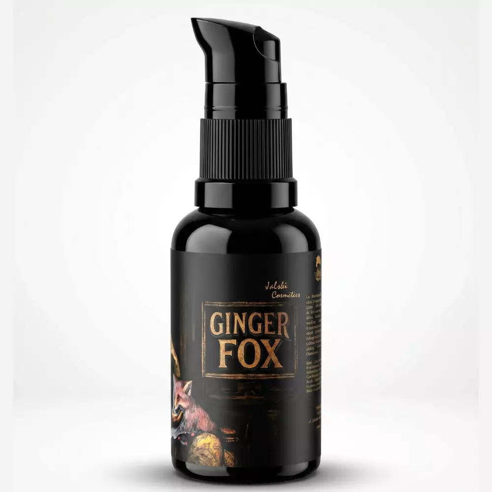 Jobski Cosmetics Ginger Fox - Olejek do brody o zapachu whisky i czerwonych owoców - 30ml