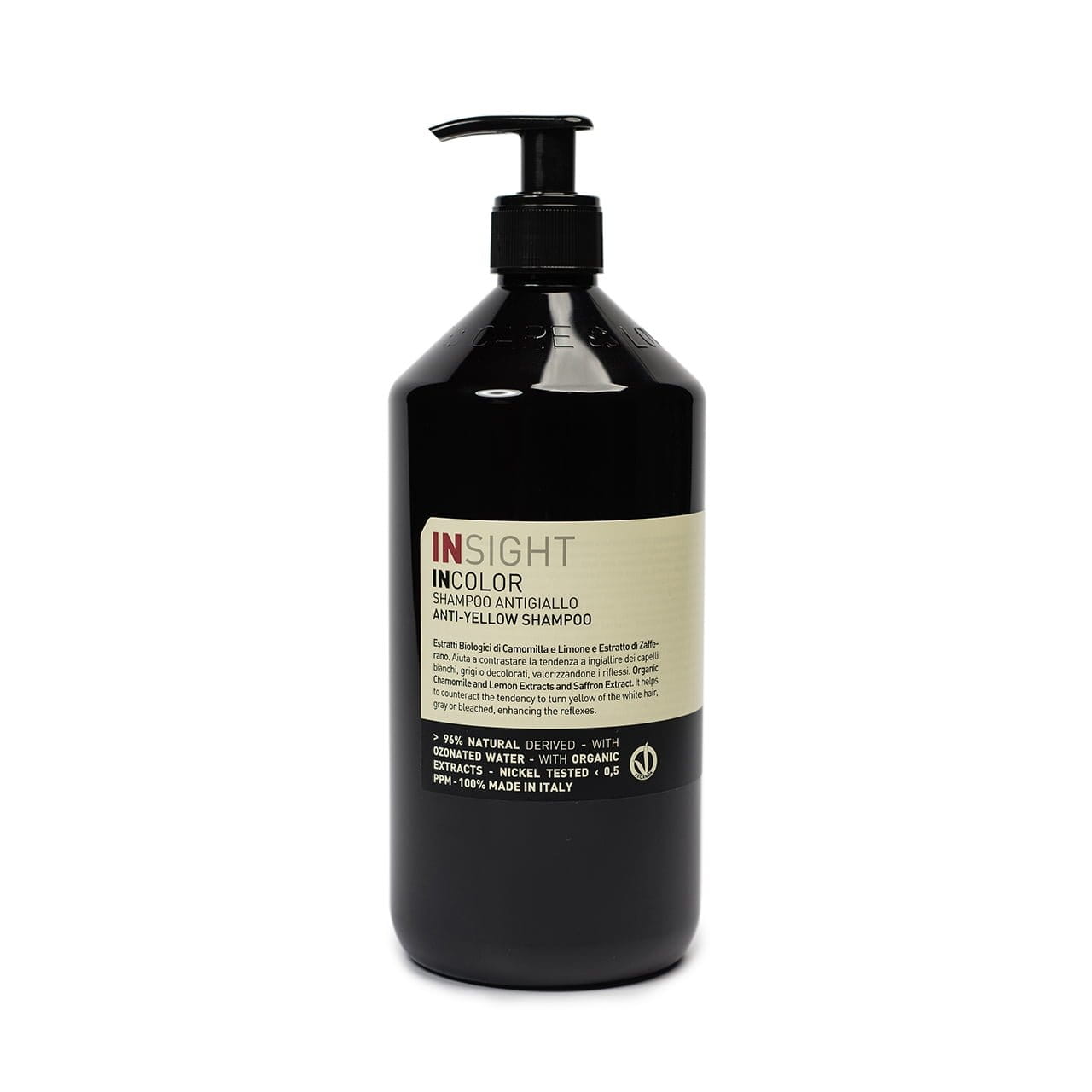 INSIGHT ANTI-YELLOW SHAMPOO - szampon niwelujący żółte odcienie